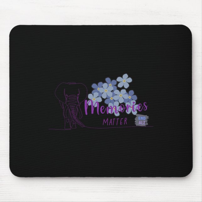 Tapis De Souris La conscience de Heimerheimer Myosotis Elephant Ou (Devant)