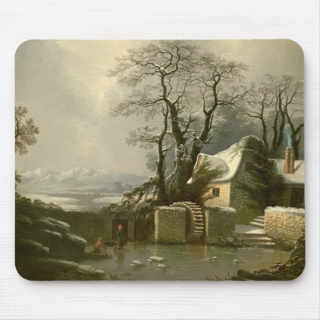 Tapis De Souris La course gelée de moulin (Devant)
