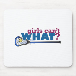 Tapis De Souris La crosse en bleu