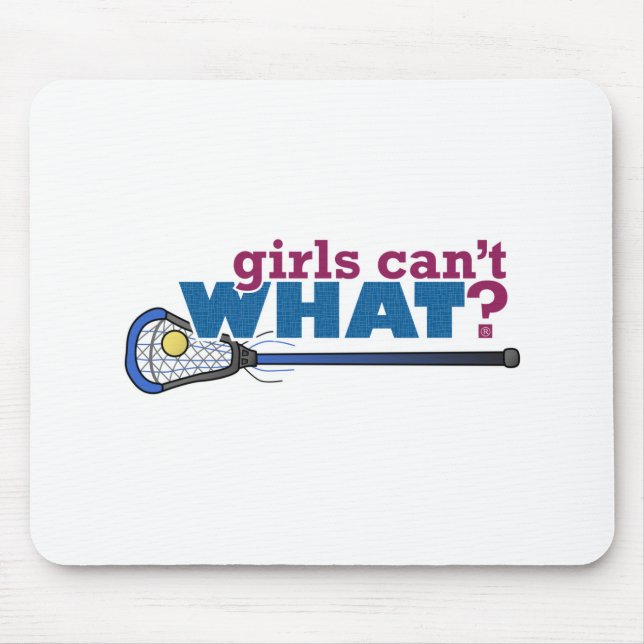 Tapis De Souris La crosse en bleu (Devant)