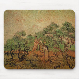 Tapis De Souris La Cueillette des olives par Vincent van Gogh