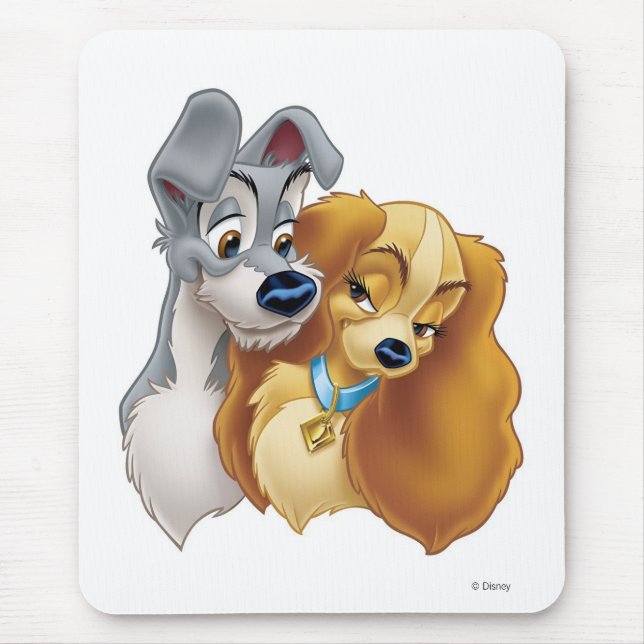 Tapis De Souris La dame classique et le cambriolage Disney (Devant)