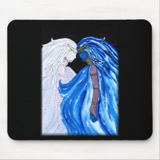 Tapis De Souris La Dame de la flamme bleue