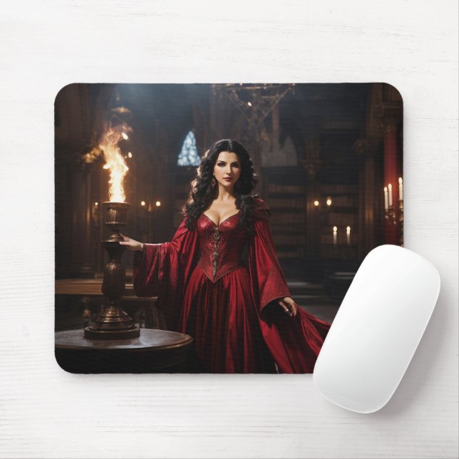 Tapis De Souris La Dame de Magick (Avec souris)