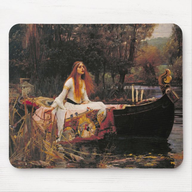 Tapis De Souris La Dame de Shalott John William Waterhouse (Devant)