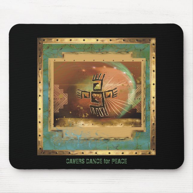 TAPIS DE SOURIS LA DANSE DE CAVER POUR LA PAIX (Devant)