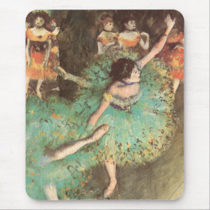 Tapis De Souris La danseuse verte par Edgar Degas, Ballet vintage