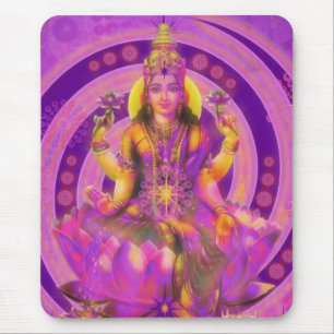 Tapis De Souris La déesse hindouiste Lakshmi