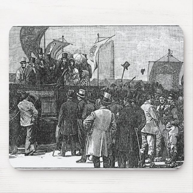 Tapis De Souris La démonstration de Chartist sur Kennington (Devant)