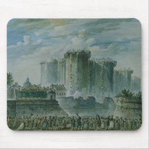 Tapis De Souris La destruction de la bastille, le 14 juillet 1789