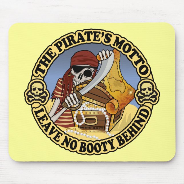 Tapis De Souris La devise du pirate (Devant)