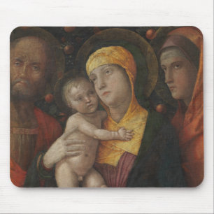Tapis De Souris La famille sainte avec le saint Mary Magdalene