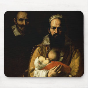 Tapis De Souris La femme barbue allaitant, 1631
