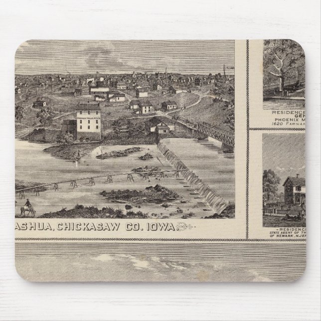 Tapis De Souris La ferme et la résidence de Nashua (Devant)