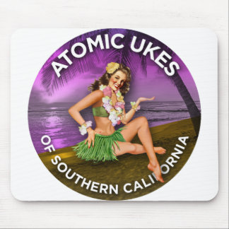 Tapis De Souris La fille Atomique Ukes Hula