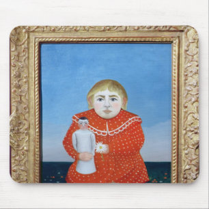 Tapis De Souris La fille avec une poupée, un c.1892 ou un