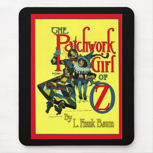 Tapis De Souris La fille de patchwork de l'once (Devant)