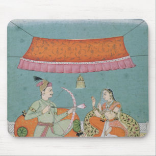 Tapis De Souris La flèche de Lotus, Bilaspur, c.1750