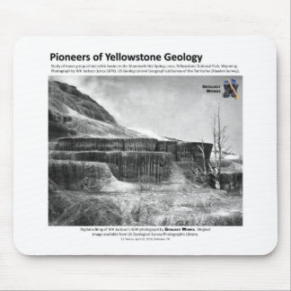 Tapis De Souris La géologie de Yellowstone fraye un chemin II -