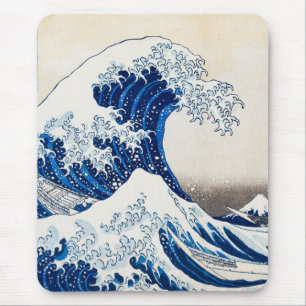 Tapis De Souris La Grande Vague au large de Kanagawa - Japonais Vi