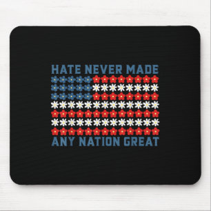 Tapis De Souris La Haine N'A Jamais Fait Une Grande Citation Polit