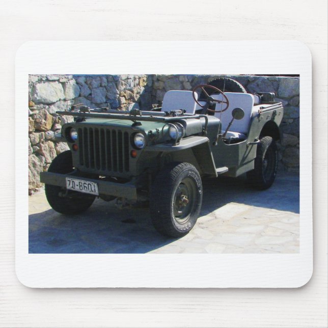 Tapis De Souris La jeep de Willy classique (Devant)