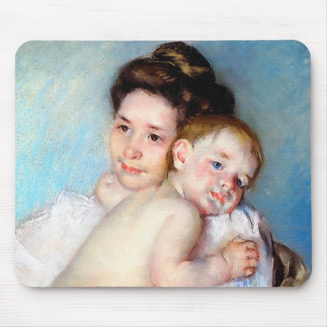 Tapis De Souris La jeune mère, Cassatt (Devant)