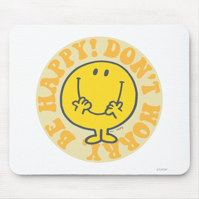 Tapis De Souris La joyeuse devise de M. Happy (Devant)