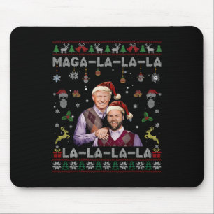 Tapis De Souris La La Donald Trump Potus 47 Swea de Noël laid