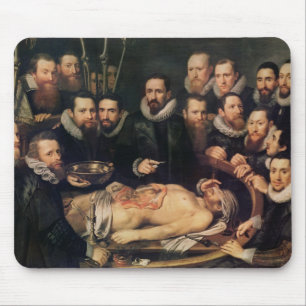 Tapis De Souris La leçon d'anatomie du der de fourgon de docteur