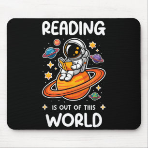 Tapis De Souris La lecture est un livre d'astronaute de l'espace h
