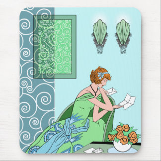 Tapis De Souris La lettre de Clarice - conception de mode d'art