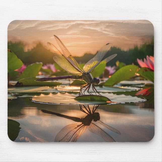 Tapis De Souris La libellule dans la nature (Devant)