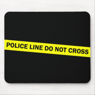 Tapis De Souris la ligne de police ne croisent pas