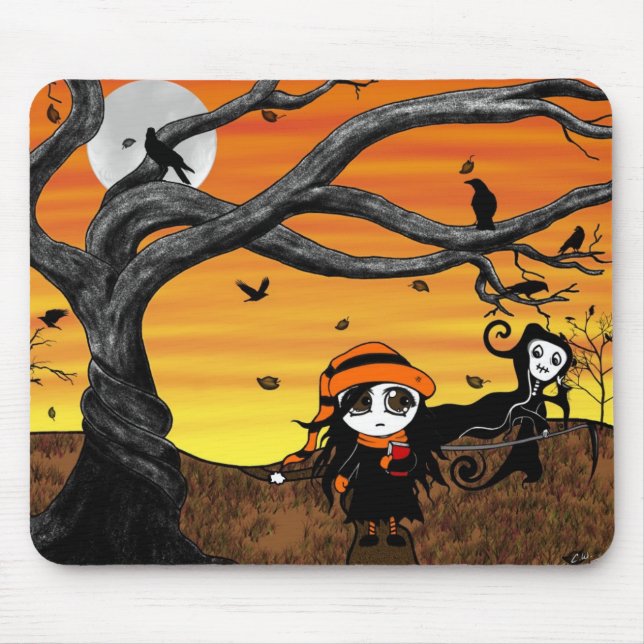 Tapis De Souris "La longue promenade" Mousepad (Devant)