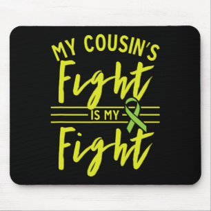 Tapis De Souris La lutte de Cousin est ma lutte pour les maladies