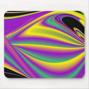 Tapis De Souris La magie des couleurs Abstrait Rainbowart 3D