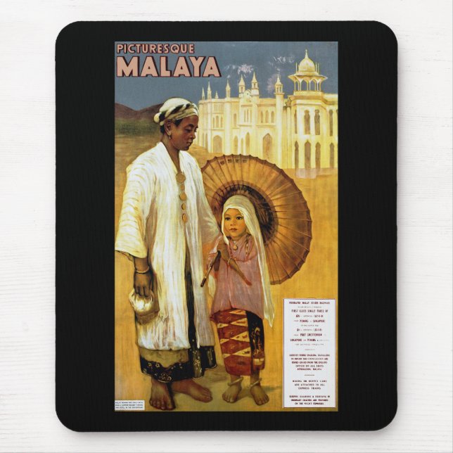 Tapis De Souris La Malaisie pittoresque (Devant)