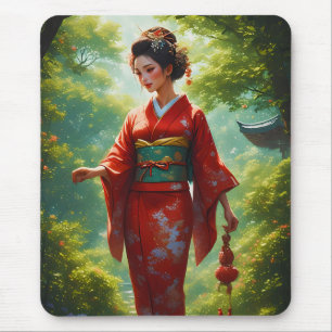 Tapis De Souris La marche du kimono