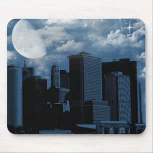 Tapis De Souris La mauvaise lune se lève