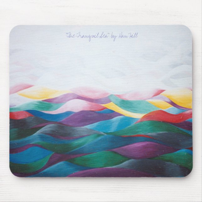 Tapis De Souris "La mer tranquille" Mousepad (Devant)