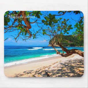 Tapis De Souris La mousepée des îles Maldives par un gardien