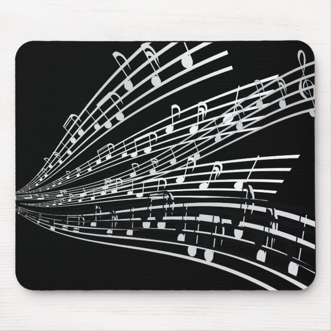 Tapis De Souris La musique note des symboles de notation musicale (Devant)
