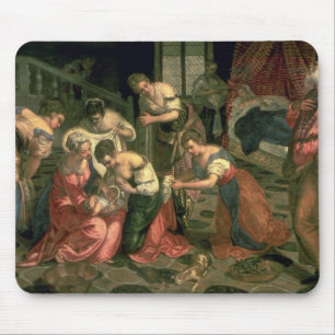Tapis De Souris La naissance de St John le baptiste, 1550-59