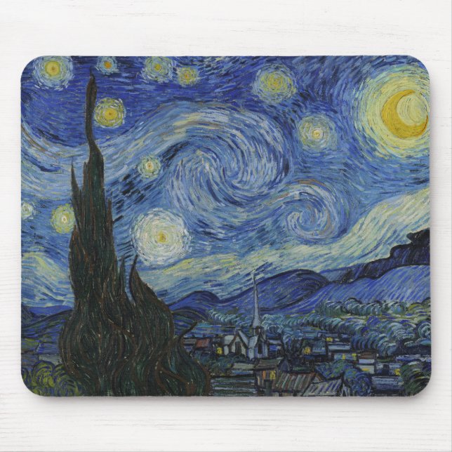 Tapis De Souris La nuit étoilée (Devant)