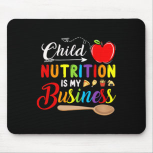 Tapis De Souris La nutrition infantile est mon entreprise mignonne