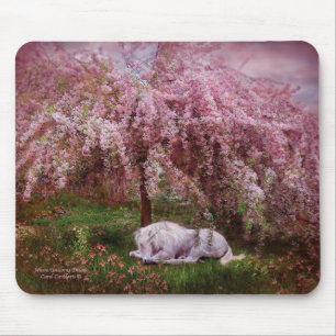 Tapis De Souris Là où les licornes rêvent Mousepad
