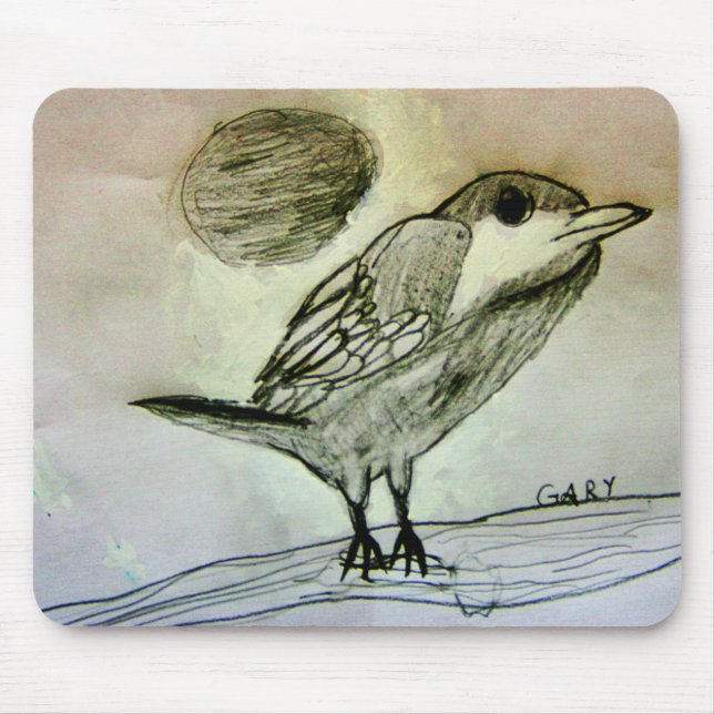 Tapis De Souris Là où l'oiseau chante (Devant)