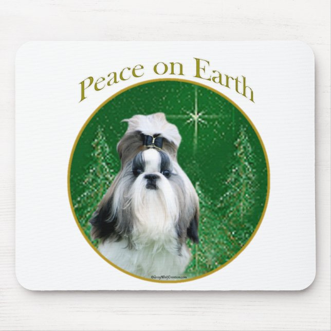 Tapis De Souris La paix de Shih Tzu (Devant)