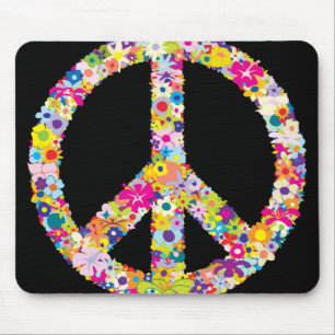 Tapis De Souris La paix fleurit Mousepad